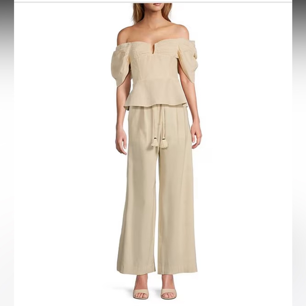 NWT Antonio Melani x Style by Simkins Coordinating Lynn Linen Blend Top - Picture 15 of 16
